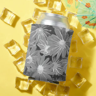 Enfriador De Latas Flores rojas y amarillas 2