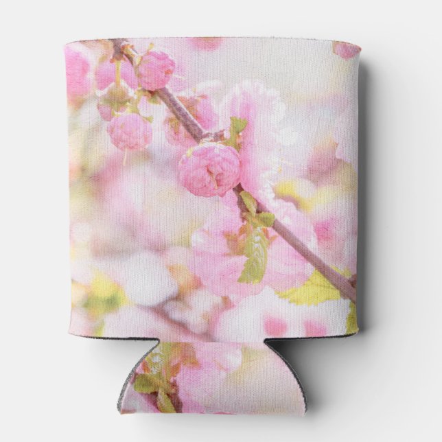 Enfriador De Latas Flores rosadas sakura - Flor japonesa de cerezo (Reverso)