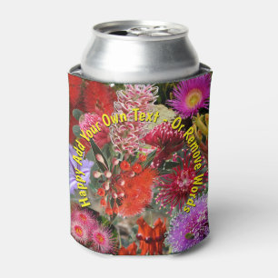 Enfriador De Latas Flores salvajes nativas australianas Stubby Holder