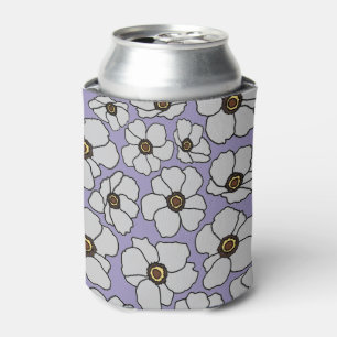 Enfriador De Latas Flores silvestres boho sobre lavanda