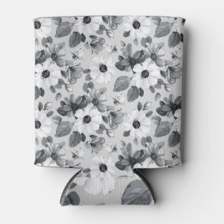 Enfriador De Latas Flores silvestres Bouquet acuarela Vintage Illustr