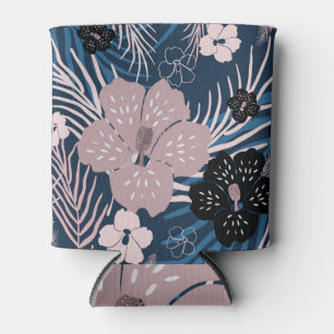 Enfriador De Latas Flores tropicales Palm Leaves Textura