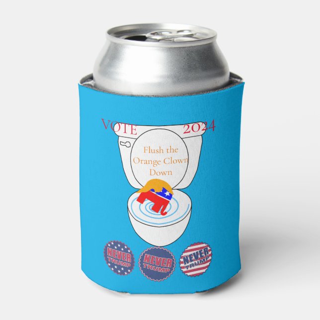 Enfriador De Latas Flush The Naranja Clown Thunder_Cove (Lata Anverso)