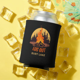 Enfriador De Latas Fogata en Burt Lake Michigan