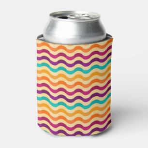 Enfriador De Latas Fondo con las rayas en 2 retros