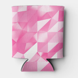 Enfriador De Latas Fondo de polígono rosa: representación 3D abstract