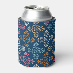 Enfriador De Latas Fondo Floral multicolor