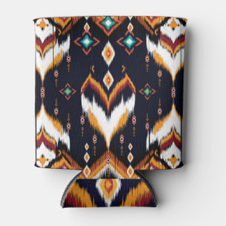 Enfriador De Latas Fondo Oriental Ikat Etnia Seamless