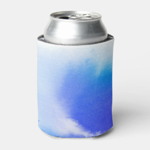 Enfriador De Latas Fondo pintado a mano de la acuarela abstracta. 2