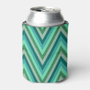 Enfriador De Latas Fondo rayado del zigzag