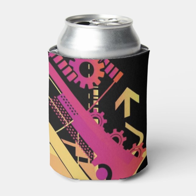 Enfriador De Latas Fondo técnico de medio tono 7 (Lata Anverso)