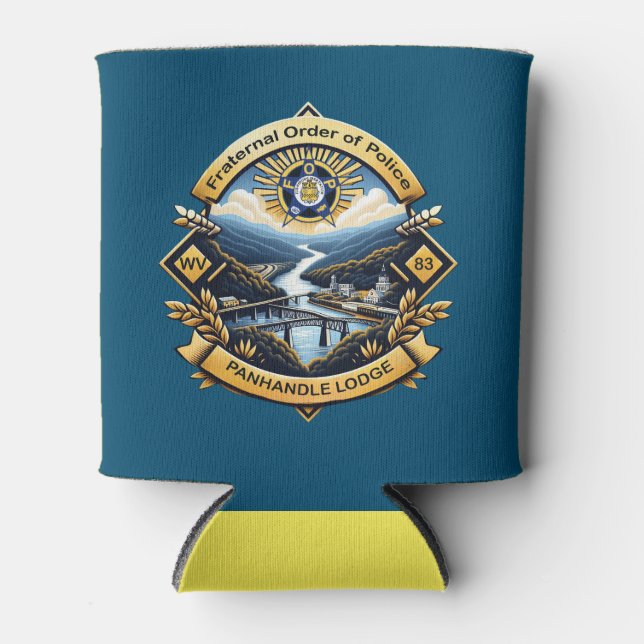 Enfriador De Latas FOP Lodge 83 Can Coozie (Anverso)