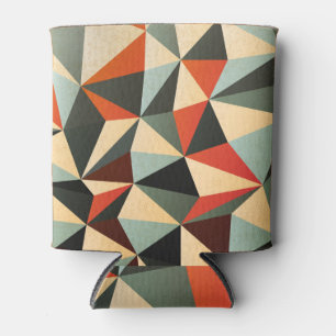 Enfriador De Latas Forma de diamante: diseño abstracto de vintage