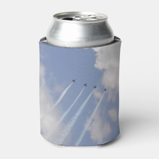 Enfriador De Latas Formación de aviones militares de reacción (Lata Anverso)