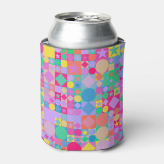 Enfriador De Latas Formas geométricas en temporada festiva