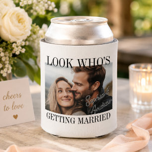 Enfriador De Latas Foto de Boda de Quién se Casa