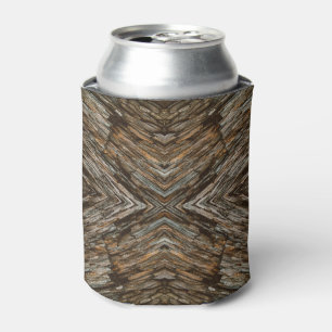 Enfriador De Latas Foto de corteza de árbol rústico con patrón de dia