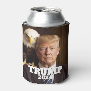 Enfriador De Latas Foto de Donald Trump 2024 - águila calva en el hom