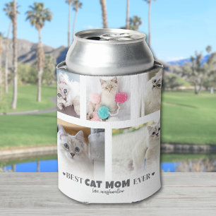 Enfriador De Latas Foto de gato mascota