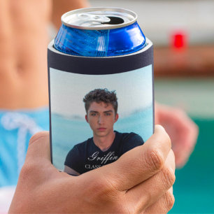 Enfriador De Latas Foto de Guy Grad Modern Graduation Personalizado