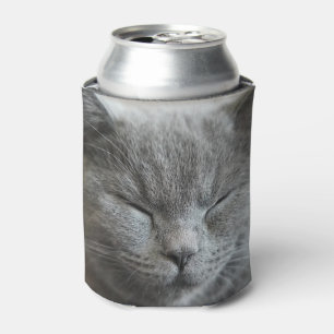 Enfriador De Latas Foto de la cara de Kitty Gray