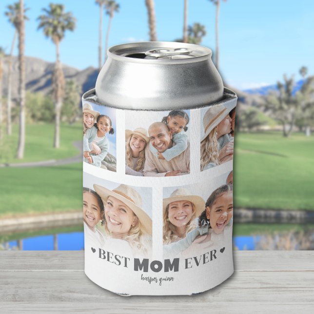 Enfriador De Latas Foto de mamá (Mom Photo Can Cooler )