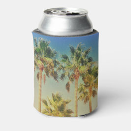 Enfriador De Latas Foto de palmas vírgenes tropicales