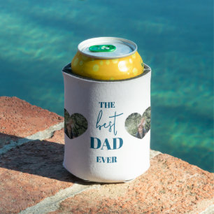 Enfriador De Latas Foto de papá e hijo - El mejor papá del corazón