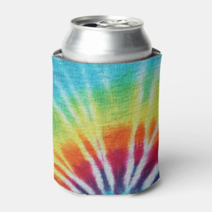 Enfriador De Latas Foto de Personalizado en espiral arcoiris