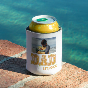 Enfriador De Latas Foto de personalizado Padre Deporte Día Papá Balon