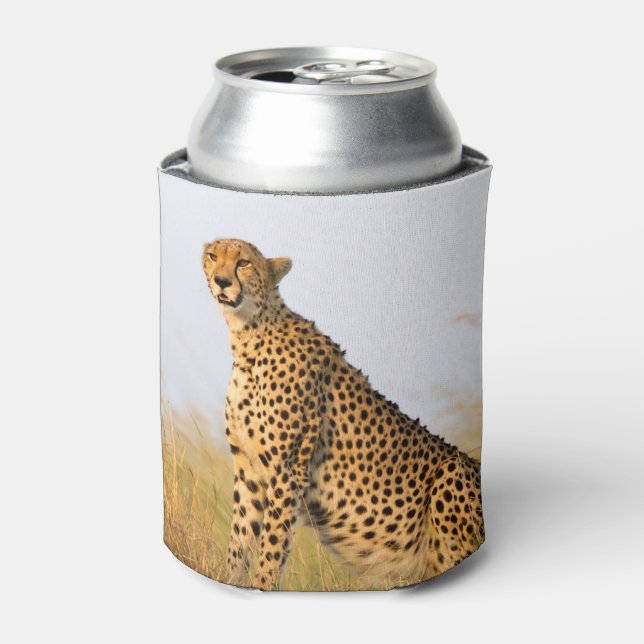 Enfriador De Latas Foto del amante del gato (Lata Anverso)