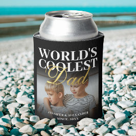 Enfriador De Latas Foto del papá más genial del mundo 2