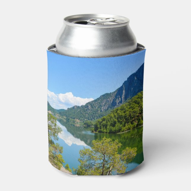Enfriador De Latas Foto Escenaria del Lago (Lata Anverso)
