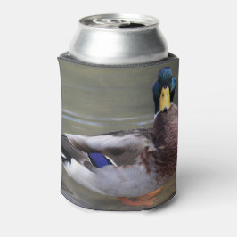 Enfriador De Latas Foto Mallard Duck Drake Water