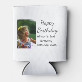 Enfriador De Latas Foto moderna clásica añadir nombre fecha feliz cum