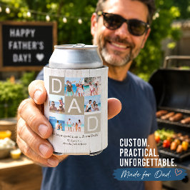 Enfriador De Latas Foto moderna personalizada del Día del Padre
