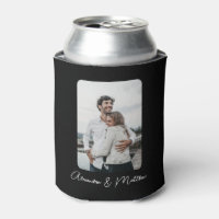 Foto personalizada de Boda de moda caligrafía negr