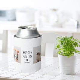 Enfriador De Latas Fotografía de Collage moderna mejor perro de mamá