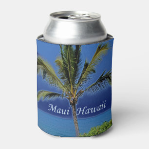 Enfriador De Latas Fotografía de Maui Hawái Palma Océano