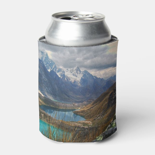 Enfriador De Latas Fotografía de Montañas Alpinas Escénicas (Lata Anverso)