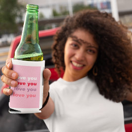 Enfriador De Latas Fotografía de tres grupos | Colorful Love You Vale