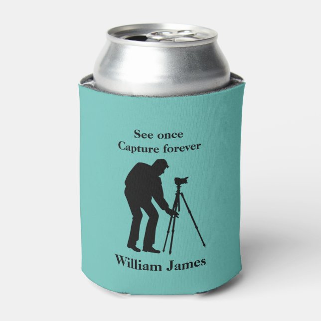 Enfriador De Latas Fotógrafos personalizados (Lata Anverso)