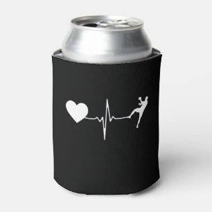 Enfriador De Latas Fotomontaje del jugador de balonmano