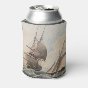 Enfriador De Latas Fragata en una marejada siglo XVII