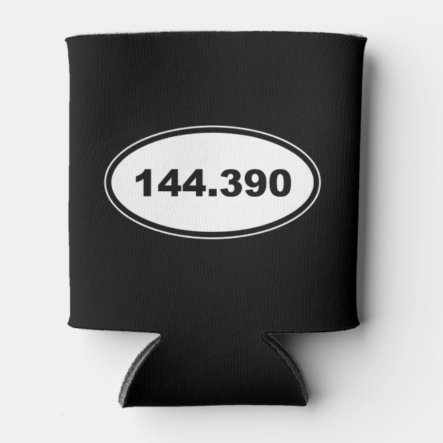 Enfriador De Latas Frecuencia APRS 144.390 Radio Ham Amateur (Anverso)