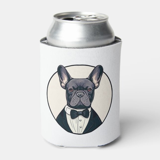 Enfriador De Latas Frenchie Los Caballeros (Lata Anverso)