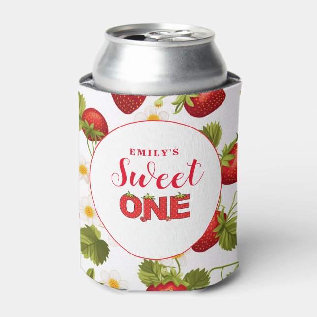 Enfriador De Latas Fresa Berry Sweet Birthday | Berry First (Lata Anverso)