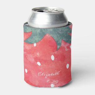 Enfriador De Latas Fresa de acuarela linda