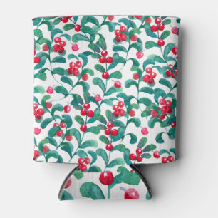 Enfriador De Latas Fresas silvestres acuáticas, patrón sin costuras.