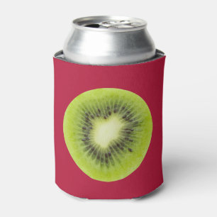 Enfriador De Latas Fruta kiwi fresca. Secador redondo aislado